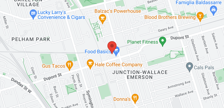 map of #903 -1410 DUPONT ST